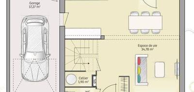 Terrain et maison à Solers en Seine-et-Marne (77) de 74 m² à vendre au prix de 264000€ - 4