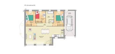 Terrain et maison à Paley en Seine-et-Marne (77) de 90 m² à vendre au prix de 268752€ - 4