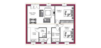 Terrain et maison à Trémolat en Dordogne (24) de 69 m² à vendre au prix de 172020€ - 2