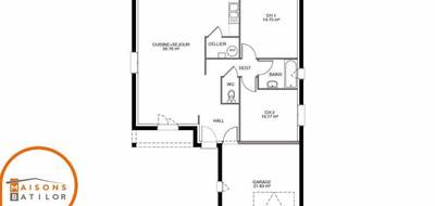 Terrain et maison à Labruyère en Côte-d'Or (21) de 81 m² à vendre au prix de 175028€ - 4