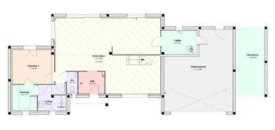 Terrain et maison à Cormery en Indre-et-Loire (37) de 146 m² à vendre au prix de 349900€ - 3