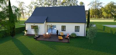 Terrain et maison à Ambillou en Indre-et-Loire (37) de 90 m² à vendre au prix de 229500€ - 2