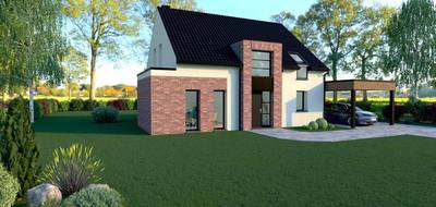 Terrain et maison à Saint-Venant en Pas-de-Calais (62) de 137 m² à vendre au prix de 310000€ - 1