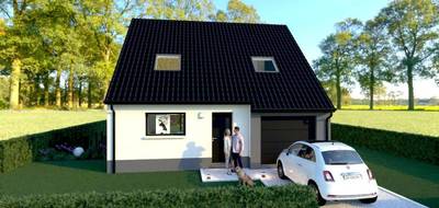 Terrain et maison à Annequin en Pas-de-Calais (62) de 90 m² à vendre au prix de 256358€ - 2