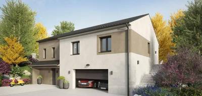 Terrain et maison à Anzeling en Moselle (57) de 96 m² à vendre au prix de 234429€ - 1