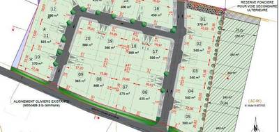 Terrain à Ginestas en Aude (11) de 365 m² à vendre au prix de 69900€ - 2