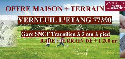 Terrain et maison à Verneuil-l'Étang en Seine-et-Marne (77) de 124 m² à vendre au prix de 434755€ - 4