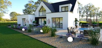 Terrain et maison à Moustoir-Ac en Morbihan (56) de 139 m² à vendre au prix de 390000€ - 1
