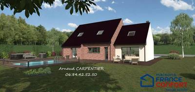 Terrain et maison à Acheville en Pas-de-Calais (62) de 140 m² à vendre au prix de 370996€ - 2