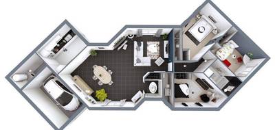 Terrain et maison à Amou en Landes (40) de 114 m² à vendre au prix de 259000€ - 3
