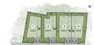 Terrain à Paulhan en Hérault (34) de 405 m² à vendre au prix de 109900€ - 2