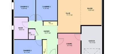 Terrain et maison à Rurange-lès-Thionville en Moselle (57) de 95 m² à vendre au prix de 339000€ - 3