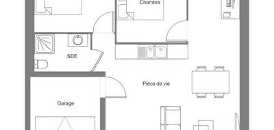 Terrain et maison à Saint-Domineuc en Ille-et-Vilaine (35) de 66 m² à vendre au prix de 181500€ - 3