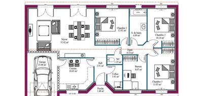 Terrain et maison à Sadirac en Gironde (33) de 92 m² à vendre au prix de 317480€ - 3