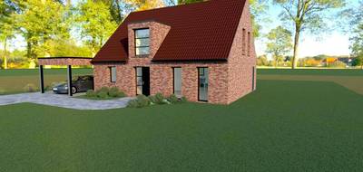 Terrain et maison à Faumont en Nord (59) de 100 m² à vendre au prix de 227800€ - 2