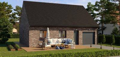 Terrain et maison à Camphin-en-Carembault en Nord (59) de 71 m² à vendre au prix de 284500€ - 1