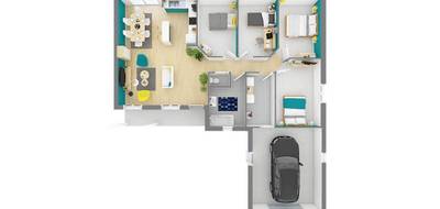 Terrain et maison à Parcey en Jura (39) de 81 m² à vendre au prix de 211129€ - 3