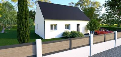 Terrain et maison à Parçay-Meslay en Indre-et-Loire (37) de 80 m² à vendre au prix de 284640€ - 2