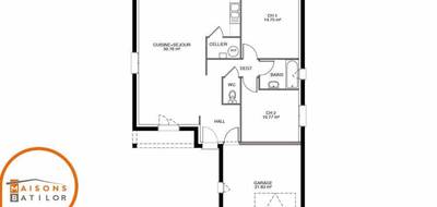 Terrain et maison à Pouxeux en Vosges (88) de 108 m² à vendre au prix de 211270€ - 4