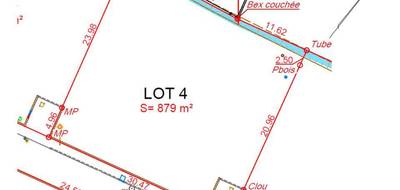 Terrain à Manosque en Alpes-de-Haute-Provence (04) de 879 m² à vendre au prix de 185850€ - 2