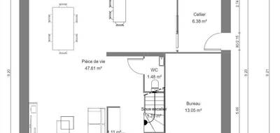 Terrain et maison à Cuvillers en Nord (59) de 110 m² à vendre au prix de 270000€ - 3