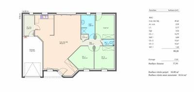 Terrain et maison à Sainte-Gemme-la-Plaine en Vendée (85) de 100 m² à vendre au prix de 211191€ - 4