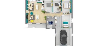 Terrain et maison à Le Moutherot en Doubs (25) de 89 m² à vendre au prix de 212360€ - 2