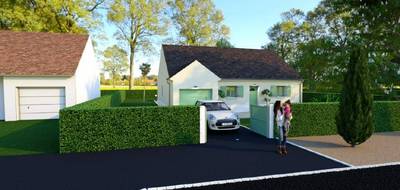 Terrain et maison à Lorrez-le-Bocage-Préaux en Seine-et-Marne (77) de 82 m² à vendre au prix de 206000€ - 1