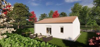 Terrain et maison à Les Velluire-sur-Vendée en Vendée (85) de 59 m² à vendre au prix de 157900€ - 1