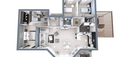 Terrain et maison à Soustons en Landes (40) de 107 m² à vendre au prix de 399800€ - 3
