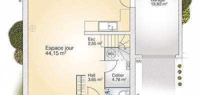 Terrain et maison à Corneilhan en Hérault (34) de 110 m² à vendre au prix de 330000€ - 4