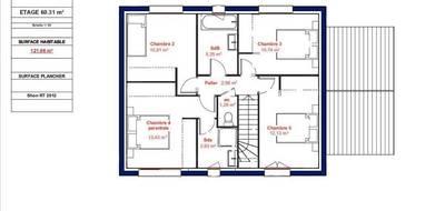 Terrain et maison à Châtres en Seine-et-Marne (77) de 124 m² à vendre au prix de 337800€ - 4