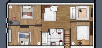 Terrain et maison à Saint-Meslin-du-Bosc en Eure (27) de 137 m² à vendre au prix de 318400€ - 4