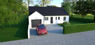 Terrain et maison à Beaumont-Louestault en Indre-et-Loire (37) de 110 m² à vendre au prix de 289000€ - 1