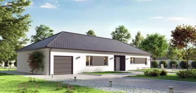 Terrain et maison à Pierre-de-Bresse en Saône-et-Loire (71) de 95 m² à vendre au prix de 201288€ - 4