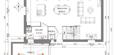 Terrain et maison à Roquebrune-sur-Argens en Var (83) de 115 m² à vendre au prix de 515000€ - 4