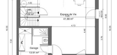 Terrain et maison à Esquay-sur-Seulles en Calvados (14) de 90 m² à vendre au prix de 225500€ - 4