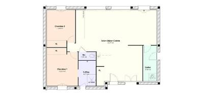 Terrain et maison à Savonnières en Indre-et-Loire (37) de 85 m² à vendre au prix de 269900€ - 3