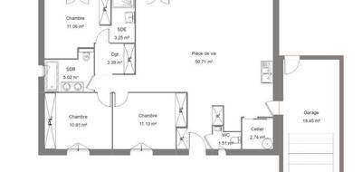 Terrain et maison à La Calmette en Gard (30) de 100 m² à vendre au prix de 320000€ - 4