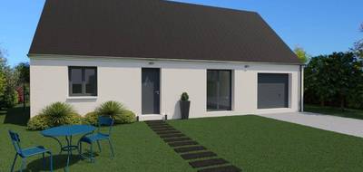 Terrain et maison à Saint-Roch en Indre-et-Loire (37) de 80 m² à vendre au prix de 239900€ - 1