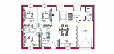 Terrain et maison à Saint-Pierre-du-Mont en Landes (40) de 80 m² à vendre au prix de 222000€ - 4