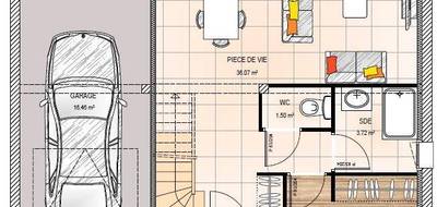 Terrain et maison à Chalonnes-sur-Loire en Maine-et-Loire (49) de 91 m² à vendre au prix de 223000€ - 4