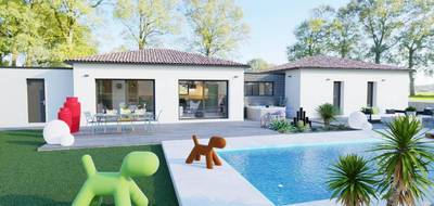 Terrain et maison à Berrias-et-Casteljau en Ardèche (07) de 106 m² à vendre au prix de 309500€ - 1