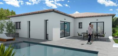 Terrain et maison à Chatuzange-le-Goubet en Drôme (26) de 134 m² à vendre au prix de 369200€ - 1