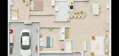 Terrain et maison à Metzeresche en Moselle (57) de 115 m² à vendre au prix de 207898€ - 4