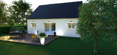 Terrain et maison à Parçay-Meslay en Indre-et-Loire (37) de 80 m² à vendre au prix de 284640€ - 3