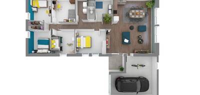 Terrain et maison à Ciré-d'Aunis en Charente-Maritime (17) de 97 m² à vendre au prix de 246627€ - 4