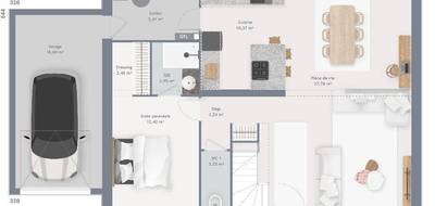 Terrain et maison à Pronleroy en Oise (60) de 115 m² à vendre au prix de 304000€ - 4