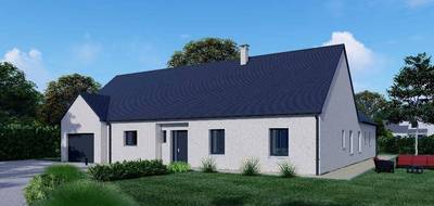 Terrain et maison à Druye en Indre-et-Loire (37) de 158 m² à vendre au prix de 364900€ - 1