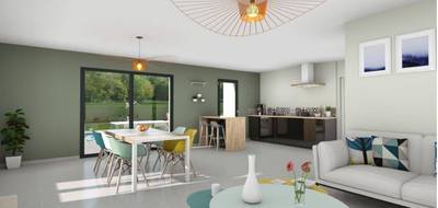 Terrain et maison à Viriat en Ain (01) de 98 m² à vendre au prix de 257500€ - 4